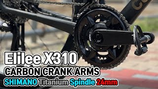 Download Lagu Hoe Shimano Carbon X310 ELILEE Titanium Crankarmen 🚀 Q-factor reductie 12 11 10 Racefiets MP3