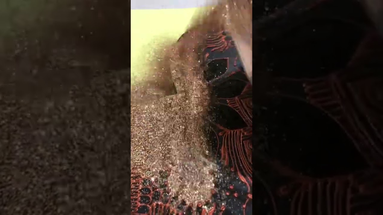 henna designed wood heart // Suhenna Creations 