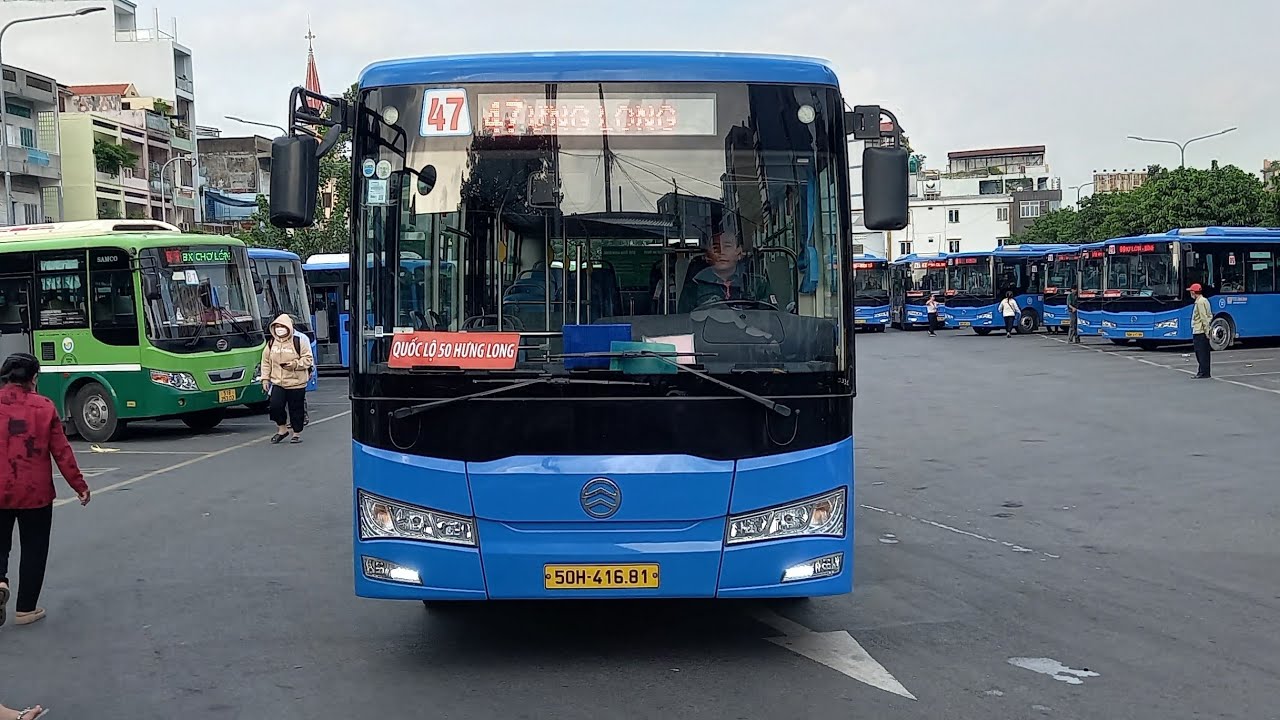 Lộ trình xe buýt tuyến 47 TP.HCM : BX Buýt Chợ Lớn - Quốc Lộ 50 - Hưng Long 