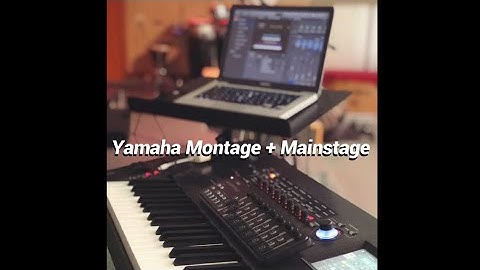 How to set up Mainstage with Yamaha MONTAGE / MODX / MOX / MOXF / tutorial #victorariaspiano