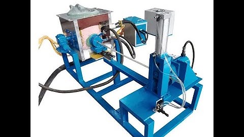 small horizontal continuous casting machine for copper brass bronze rod bar plate pipe tube