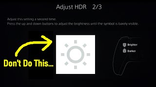 You've Been Doing PS5 [Adjust HDR] Wrong... Here's How to Get the Best Settings