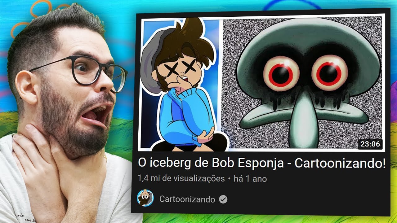 Pai Troll reagindo ao ICEBERG DE BOB ESPONJA (Cartoonizando)