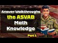 ASVAB Math Knowledge Practice & Solutions 📘