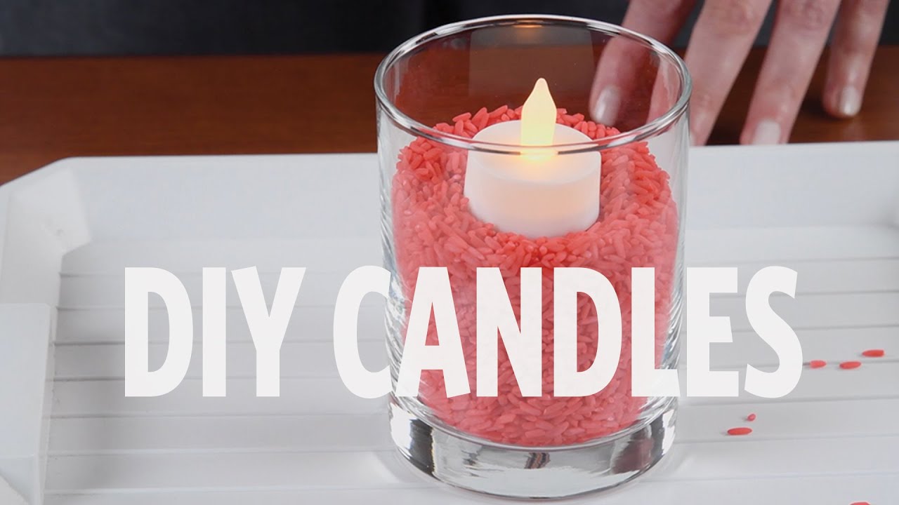 How to make a Rice Candle Holder YouTube