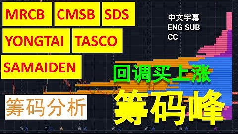 SAMAIDEN MRCB CMSB YONGTAI SDS TASCO [CC 中英文字幕 ENG SUB].YT會員問股福利. 午時籌碼峰技術分析.05072023. - 天天要聞
