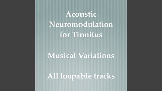 Acoustic Neuromodulation Musical Double Tones with Amplitude Modulation