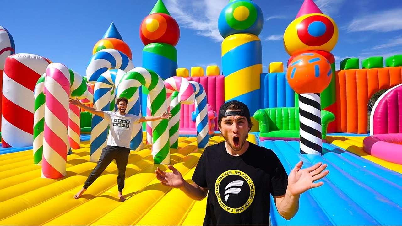 Hide N Seek In Worlds Largest Bounce House Youtube