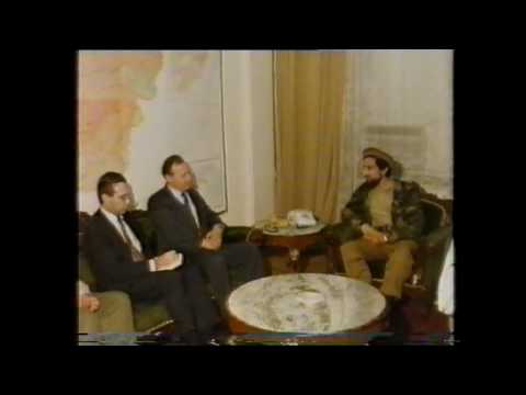 Great Massoud and Peter Thomson at Ministry of Defence Kabul