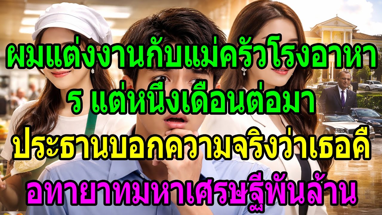 ผมแต่งงานกับแม่ครัวโรงอาหาร ก่อนรู้ว่าเธอคือทายาทมหาเศรษฐีพันล้าน