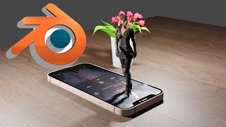 Girl walking on Iphone wallpaper | blender tutorial | #3dtutorial #3dmodelling #recentupload #graph Update