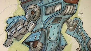 Drawing characters using sketchbook pro