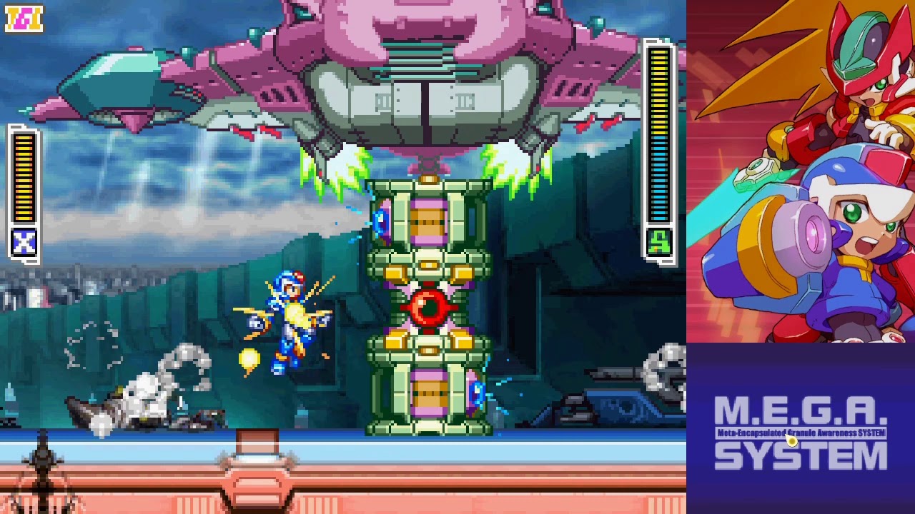 Boss Fight Megaman Zx Rayfly No Damage X Buster Only Youtube
