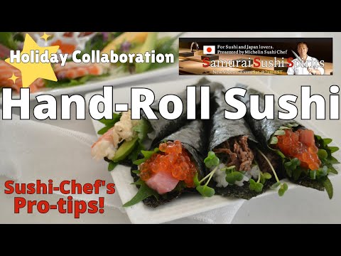 How to make Hand-Roll Sushi | Holiday Collaboration! ×Samurai Sushi Spirits (EP307) | Kitchen Princess Bamboo