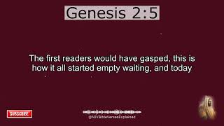 Genesis 2 5 Explained Genesis 2 5 Meaning