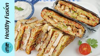 Grilled Chicken KETO Sandwich Recipe By Healthy Food Fusion