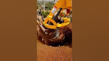 Modern machine remove big tree