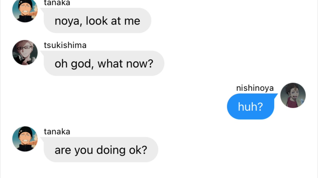 Scottish girl is scared of everything skit || haikyuu text