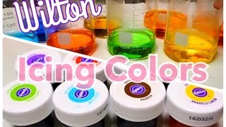 【Wilton】Icing　Colors　review (アイシングカラー紹介)
