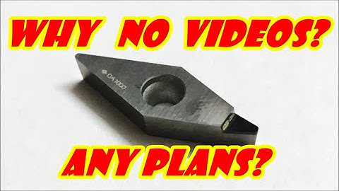 Why No Videos? Coming up, profiling with a parting tool, diamond inserts and parting tool comparison