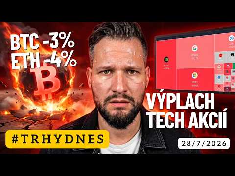 Bitcoin a technologické akcie PADAJÚ 🔴 Trhy sú v Strese! (TRHYDNES + Kryptoraňajky)