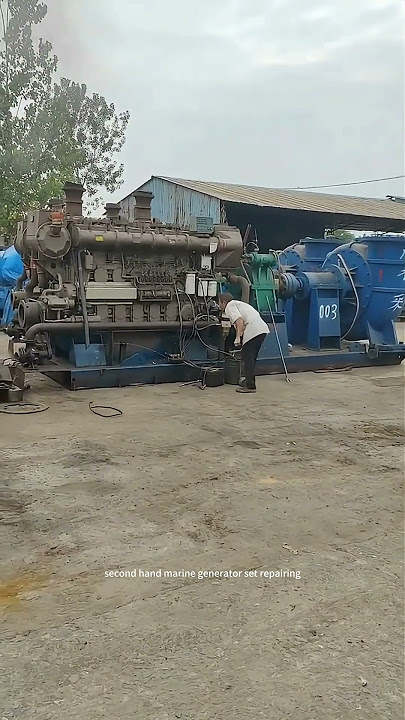 Marine Diesel Generator Set Testing And Repairing Process !