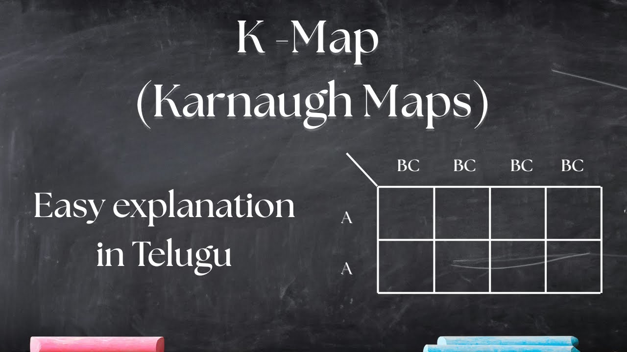 K MAP (Karnaugh Maps) in Telugu