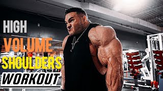 SHREDDED PUMP (NICK) HIGH VOLUME SHOULDERS WORKOUT NICK WALKER WARM UP Video