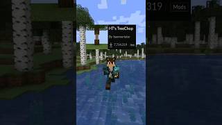 Mod para Talar Arboles de Manera Realistas - HT's TreeChop #shorts #minecraftmods #minecraft