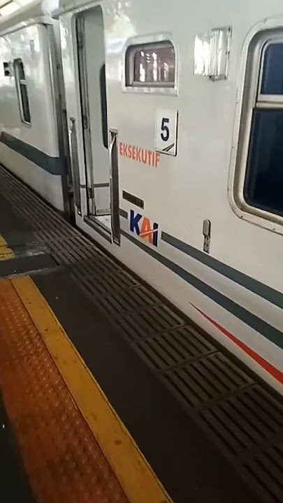 Kereta api eksekutif argo merbabu stasiun gambir ke stasiun semarang tawang #keretaapi #argomerbabu