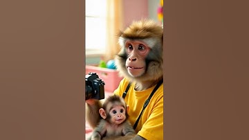 new monkey vlog ai video 😂😂😂😂