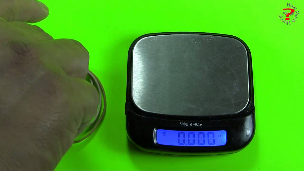 How much does3 Rubber bands weigh? YouTube