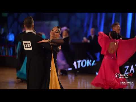 Mariusz & Monika Budyś | Mistrzostwa Polski w tańcach standardowych | Slow foxtrot