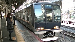 JR琵琶湖線321系D14編成普通草津行き 京都駅2番線発車