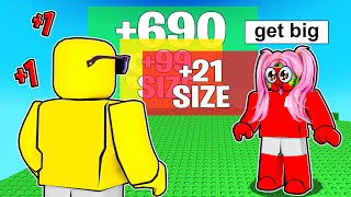 Roblox BUT Every Second You Get +1 SIZE