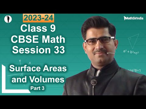 [🔴LIVE] CBSE Class 9 Live Sessions: Surface Areas and Volumes | Math ...