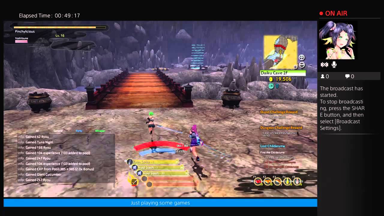 Pinchylicious's Live PS4 Broadcast