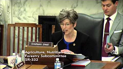 Sen. Ernst Chairs Senate Agriculture Subcommittee on Impact of USDA Rural Development Programs
