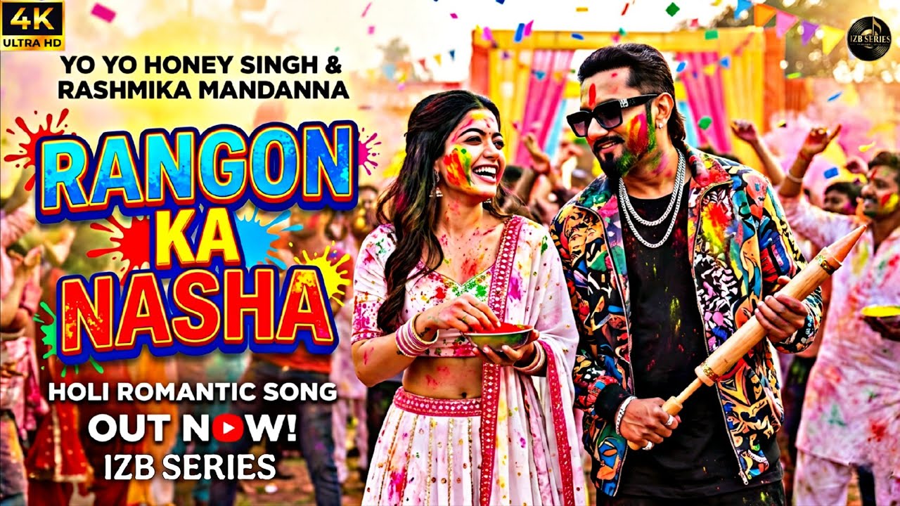 Yo Yo Honey Singh IS BACK!🔥Rangon Ka Nasha ft Rashmika Mandanna | Ultimate Holi Song 2026😍IZB SERIES