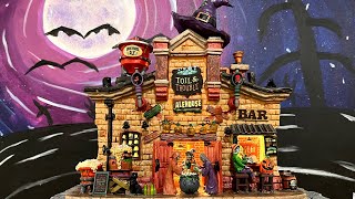 Lemax 2022 Toil & Trouble Alehouse Spooky Town #25852  Lemax Spooky Town Toil & Trouble Alehouse W/ Light #25852 Halloween Village 2022 main image 2