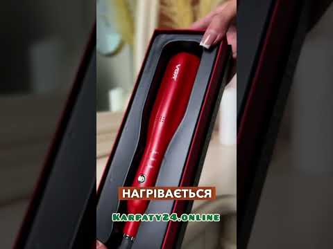 Плойка-гофре VGR V-530 з керамічним покриттям і регулюванням температури – для об'єму та хвиль на волоссі, видео 1