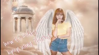 How to Angel edits Using PicsArt [ Watch my edit ] tutorial Kpop Edits screenshot 4