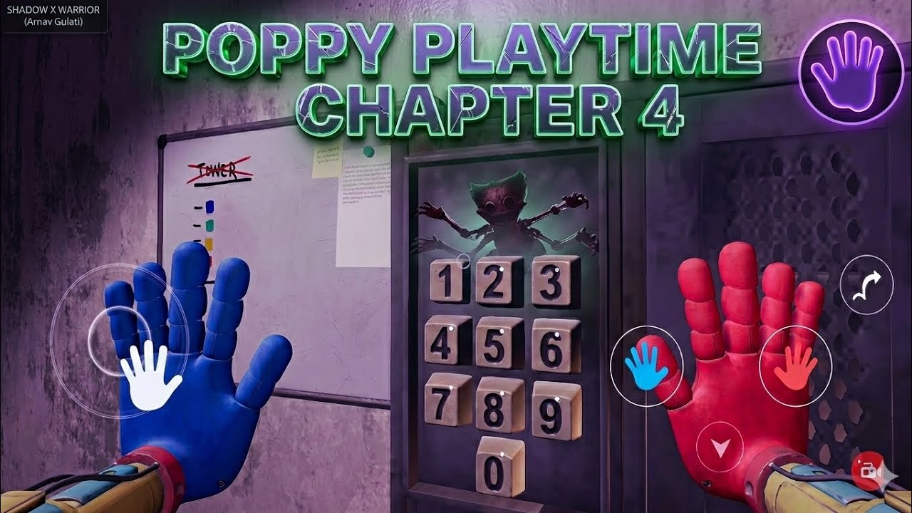 Chapter 4 Gameplay Poppy Playtime Chapter-4 Gameplay #gaming - YouTube
