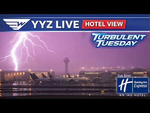 🔴 LIVE Plane Spotting at Toronto Pearson (YYZ) | Holiday Inn Express Exclusive View!