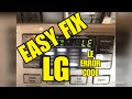 LG Front Load Washer LE Error code Repair Tutorial How To Fix
