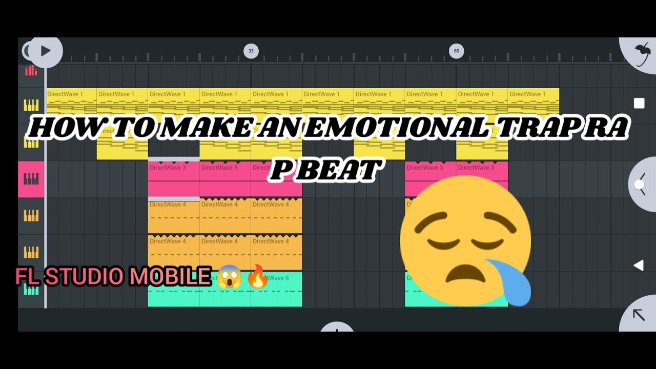 How to make an emotional trap rap beat on Fl Studio mobile 🔥🔥😱 - YouTube