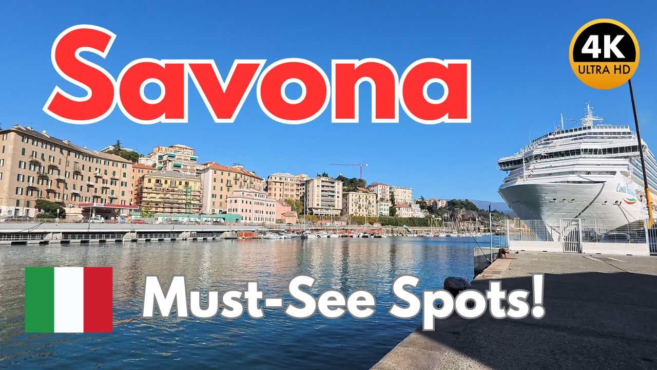 Savona, Italy 🇮🇹 4K Walking Tour - October 2024