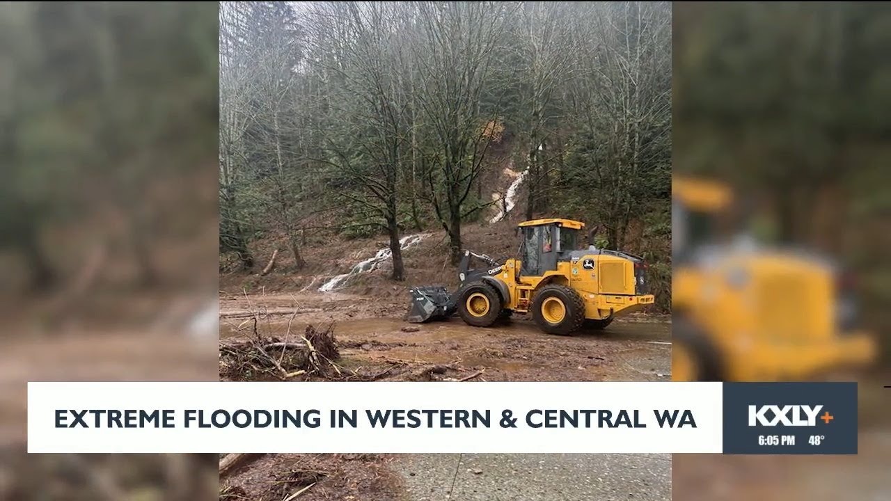 Extreme flooding in western and central washington - YouTube