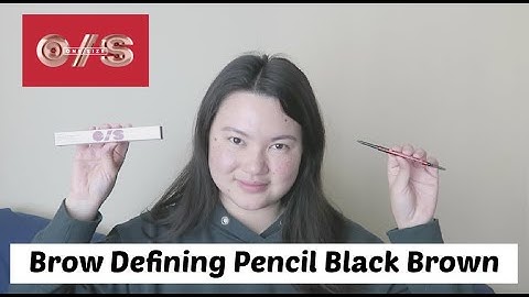 ONE SIZE by Patrick Starrr Micro Brow Defining Pencil Black Brown Review | Tracey Violet