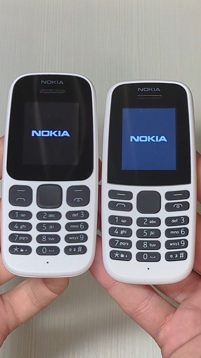 NOKIA 105 (2017) vs NOKIA 105 (2020) | Startup